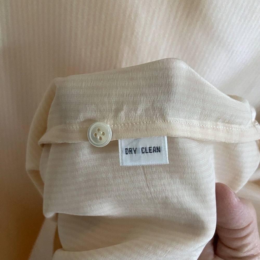 Linda Allard Ellen Tracy Silk Blouse Vintage Quiet Luxury Vintage 14 - Picture 4 of 13